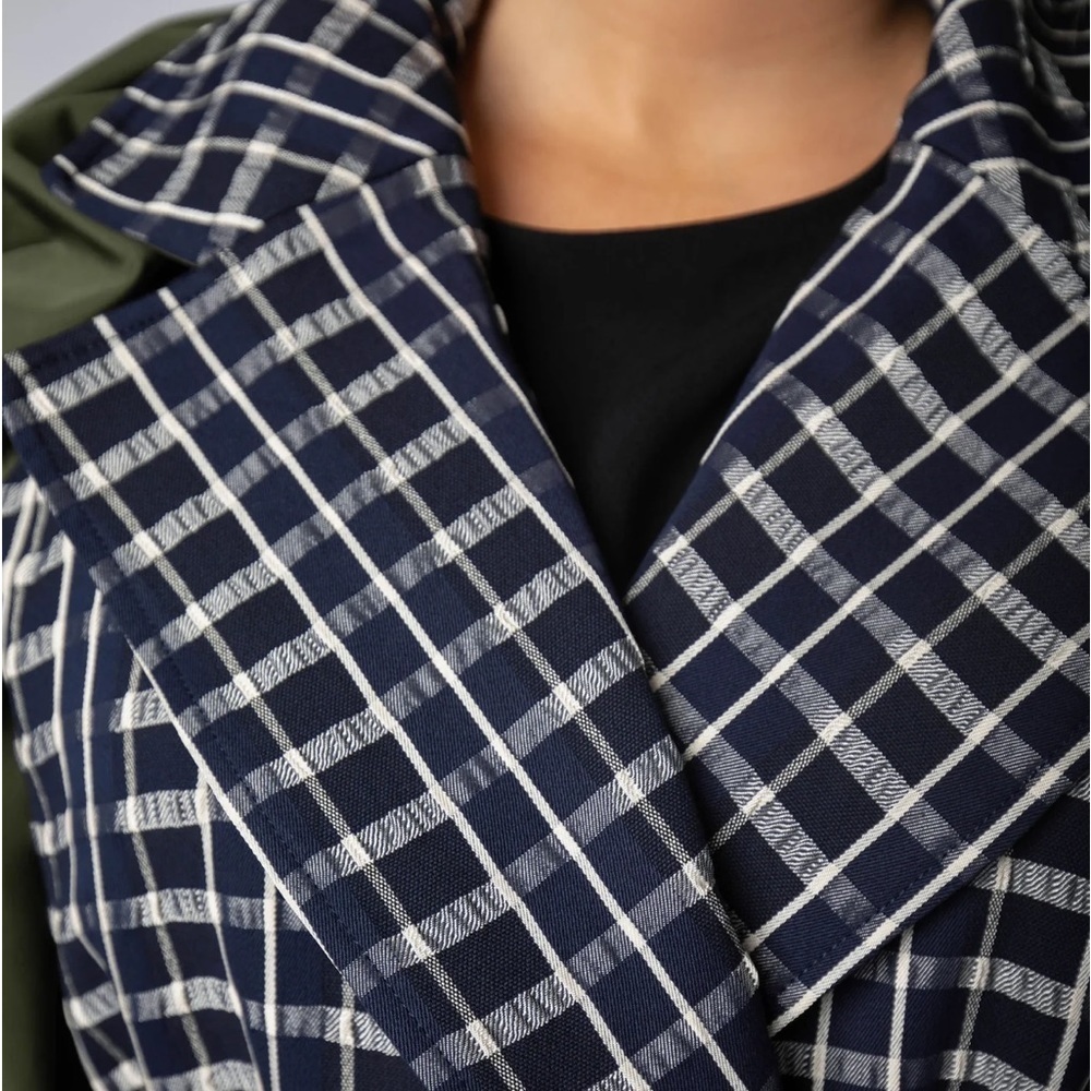 Tanya Taylor Lotta Plaid Coat NWT Medium - Picture 3 of 7